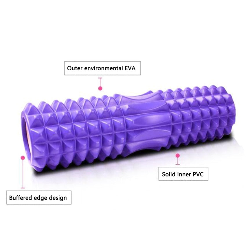 Fitness Roller Black Yoga Foam