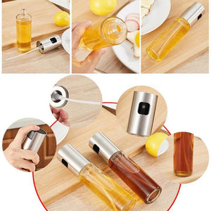 Glass Oil Spray Bottle Barbecue Water Vinegar Sprayer