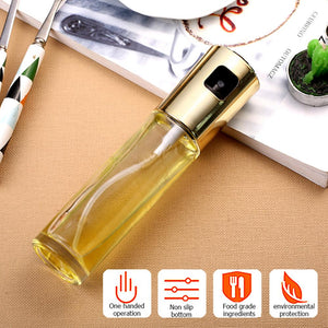 Glass Oil Spray Bottle Barbecue Water Vinegar Sprayer