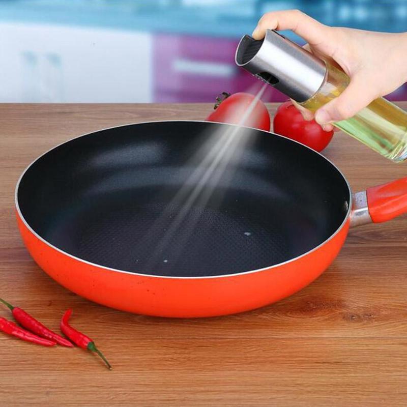 Glass Oil Spray Bottle Barbecue Water Vinegar Sprayer