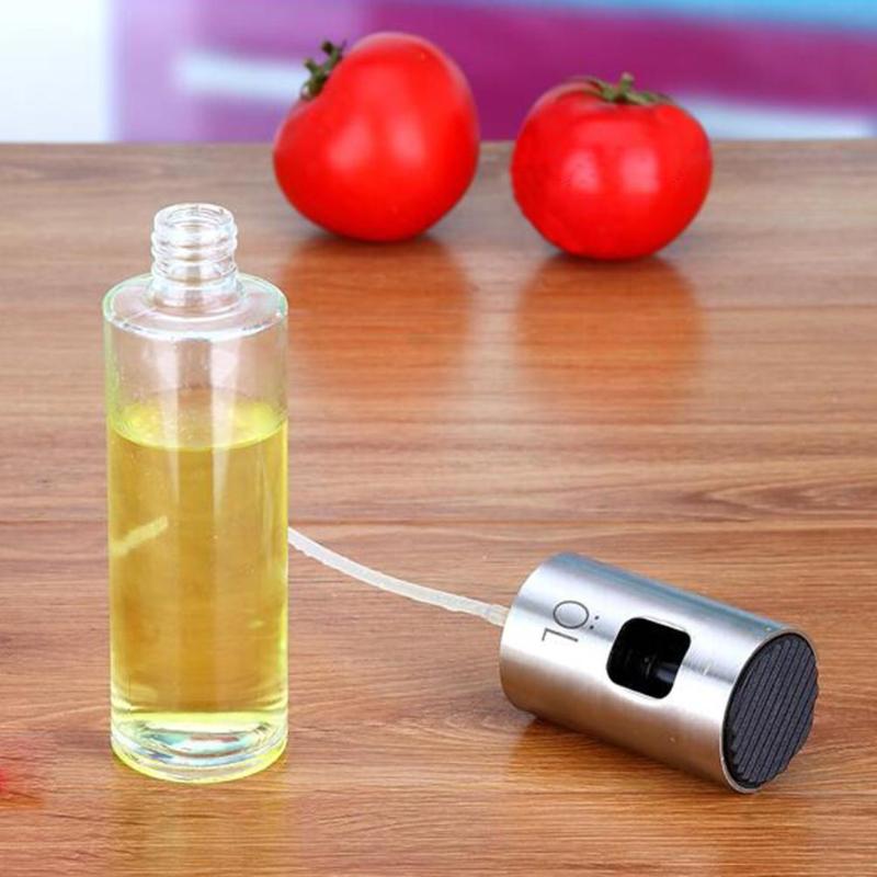 Glass Oil Spray Bottle Barbecue Water Vinegar Sprayer