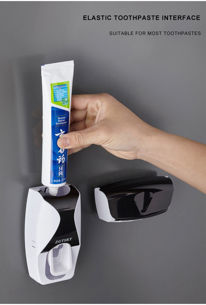 Automatic Toothpaste Dispenser Wall Mount Dust-proof