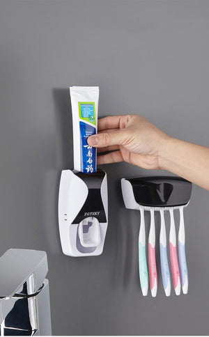 Automatic Toothpaste Dispenser Wall Mount Dust-proof