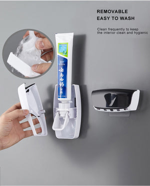 Automatic Toothpaste Dispenser Wall Mount Dust-proof