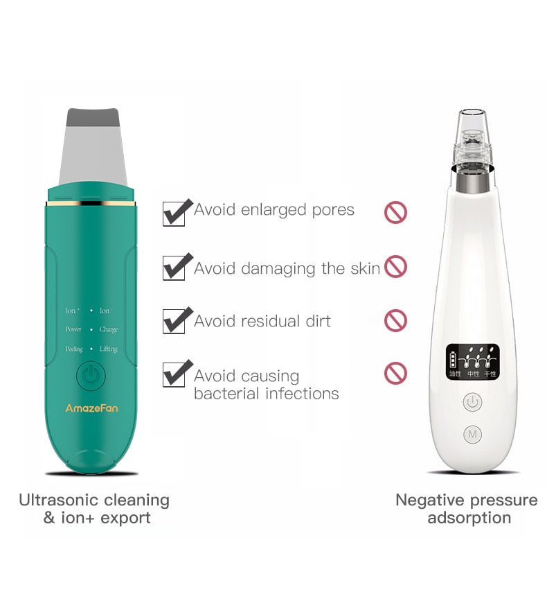 Ultrasonic Deep Cleaning Massager for Face Skin Care