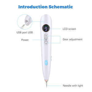 9 Mode Plasma Pen Freckle Remover Machine