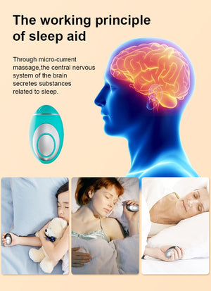 Sleep Aid massage Device Microcurrent Pulse Hypnosis Relax Relieve