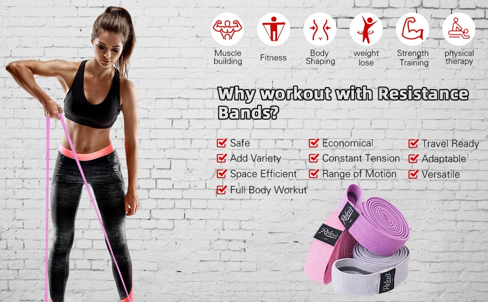 Long Resistance Bands Set Fitness Bands