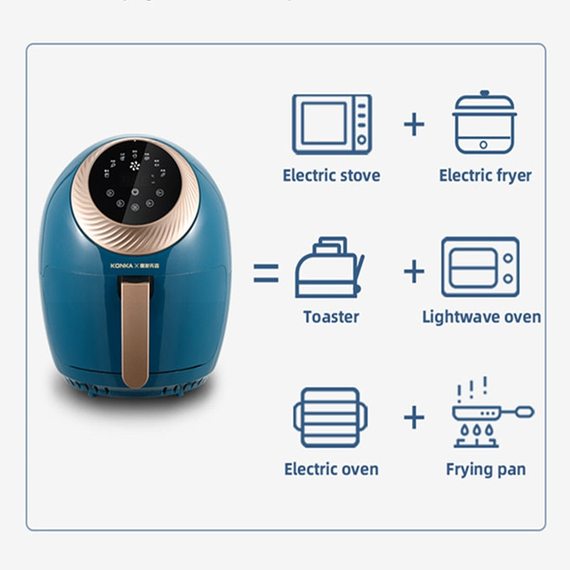 Multifunction Electric Fryer Oil Free Professional Healthy Fryer