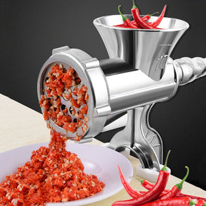 Aluminum Alloy Manual Meat Mincer Grinder Handheld Food Processor