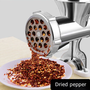 Aluminum Alloy Manual Meat Mincer Grinder Handheld Food Processor