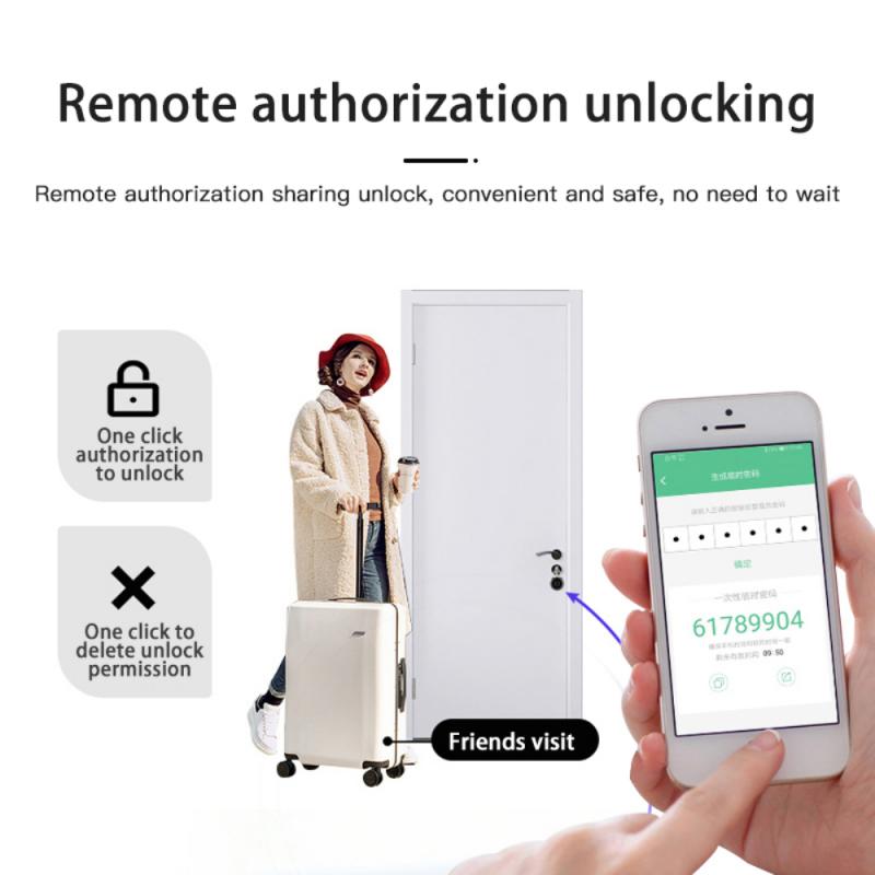 Fingerprint Padlock APP Bluetooth-compatible Waterproof Smart Lock