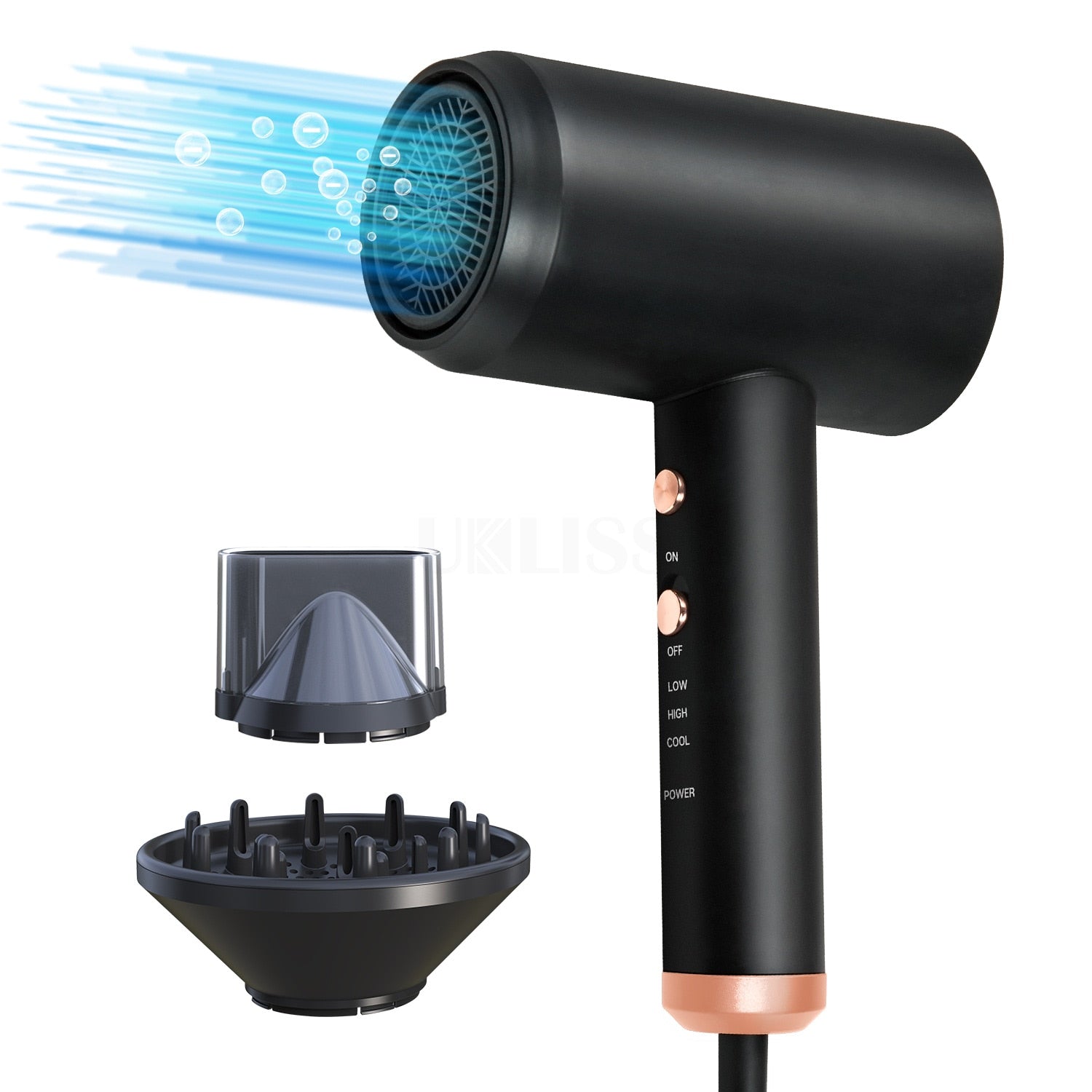 Negative Ion Technology Nozzles and Diffuser Home Salon Travel