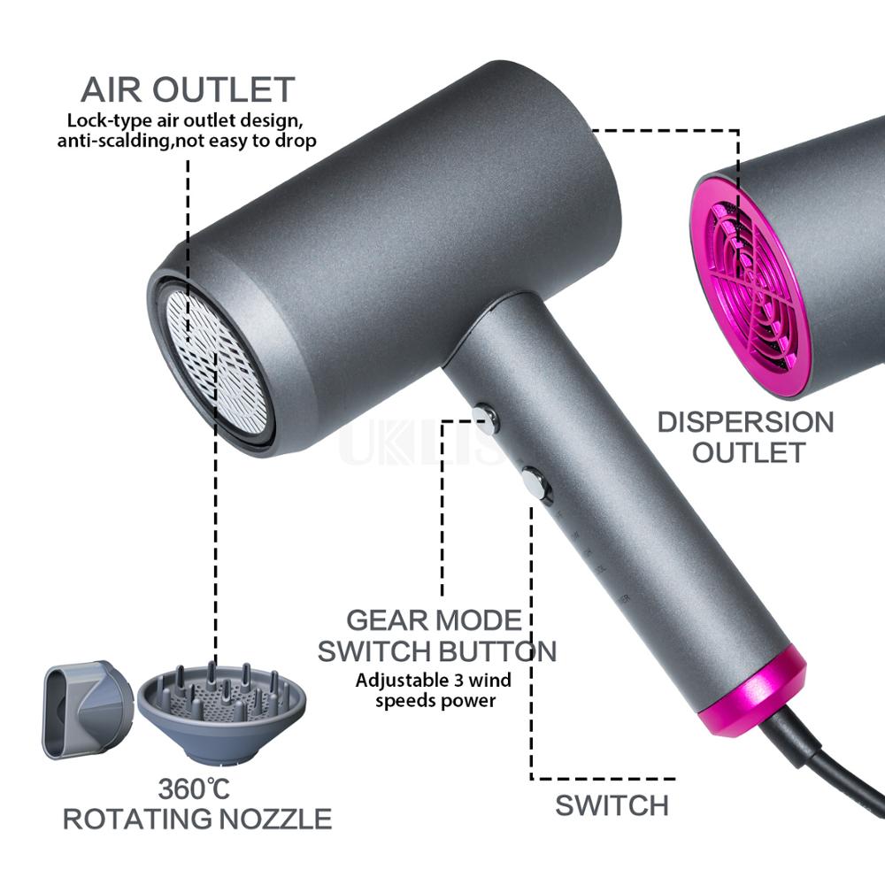 Negative Ion Technology Nozzles and Diffuser Home Salon Travel