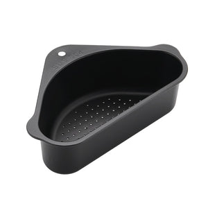 Stainless Steel Triangular Drain Basket Holder Kitchen